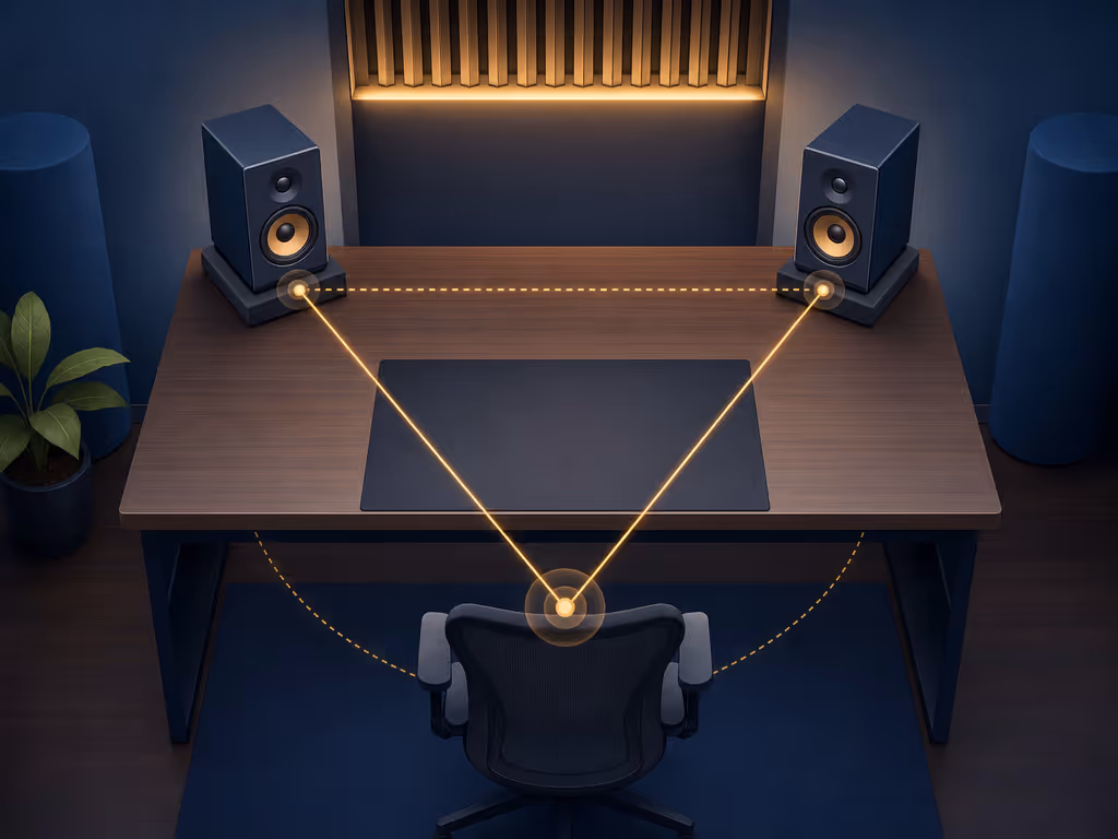 symmetric_nearfield_monitor_triangle_in_a_compact_home_studio